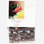 Orangen-Chili-Schokolade 140 Gramm
